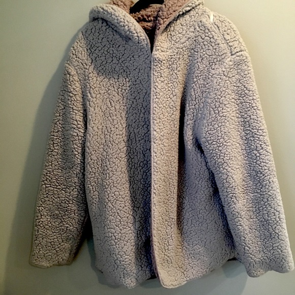 BDG Carmella reversible hooded teddy jacket - Picture 4 of 7